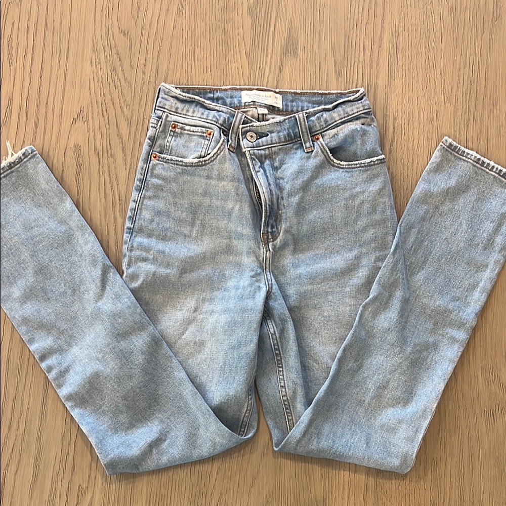 Abercrombie & Fitch High Rise Blue Jeans